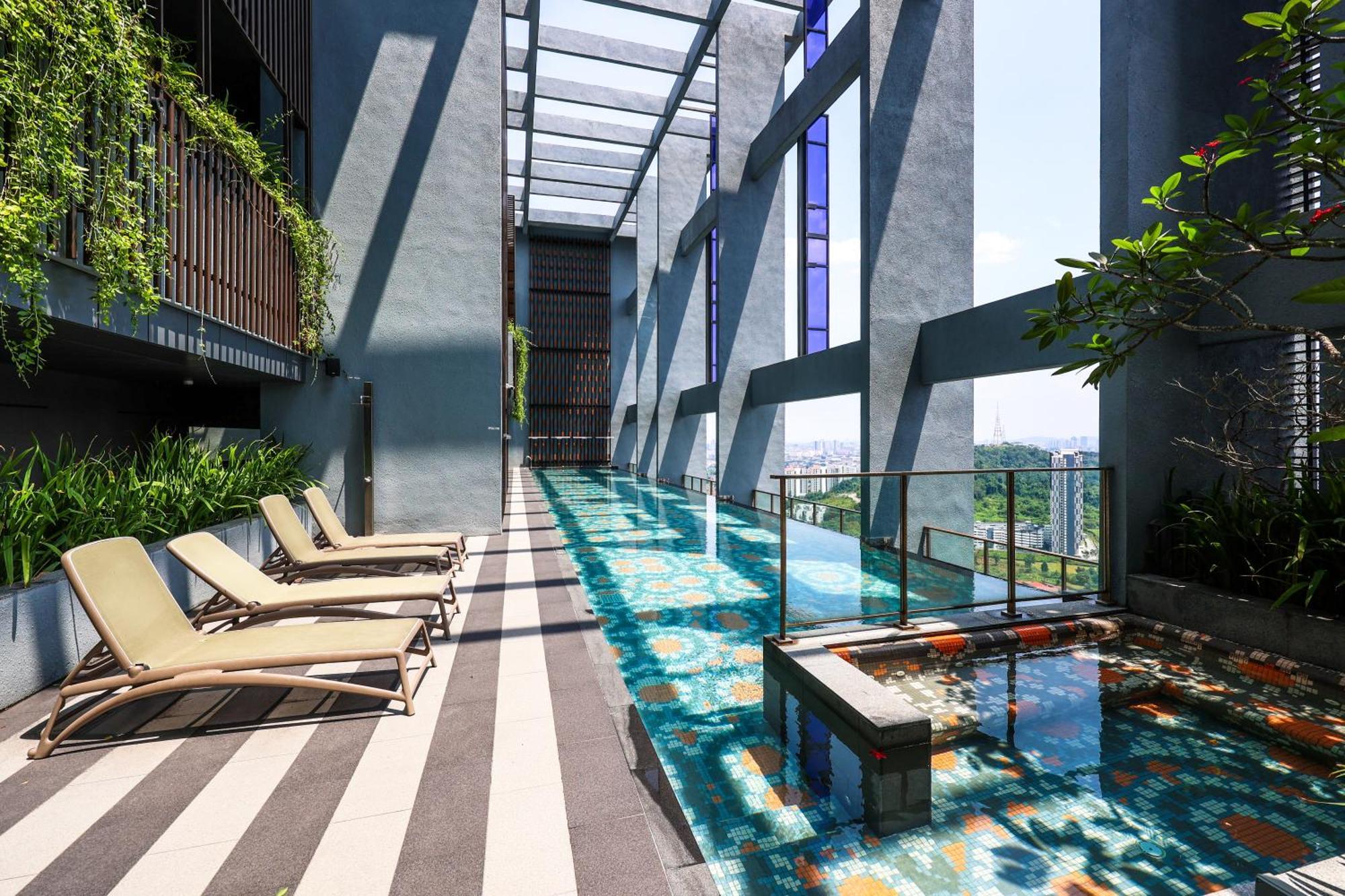 Apartmán Millerz Square By Mykey Kuala Lumpur Exteriér fotografie Sky Pool
