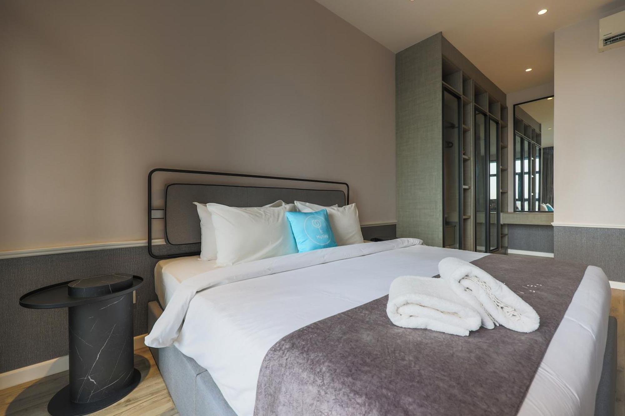 Apartmán Millerz Square By Mykey Kuala Lumpur Exteriér fotografie A bedroom at the hotel