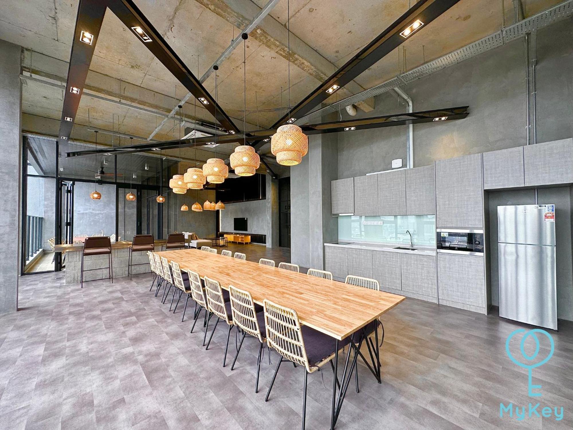 Apartmán Millerz Square By Mykey Kuala Lumpur Exteriér fotografie The kitchen at the 10th floor